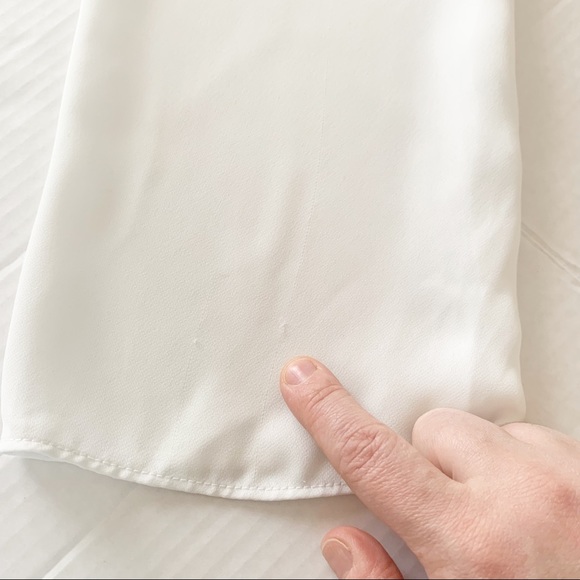 Zara Basic collection women’s blouse, white color, size large, - Picture 8 of 11